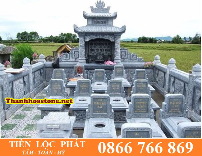 Có mẫu mộ đá nào đẹp phong thủy ở Bắc Ninh không?